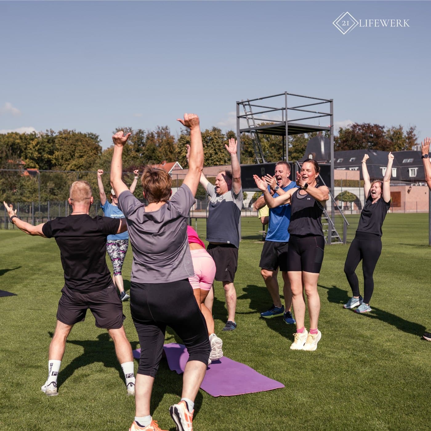 Gemeinsames Outdoor-Training